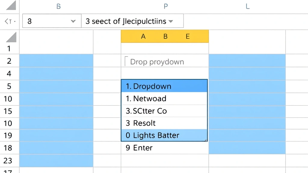 how to add a drop down list in excel
