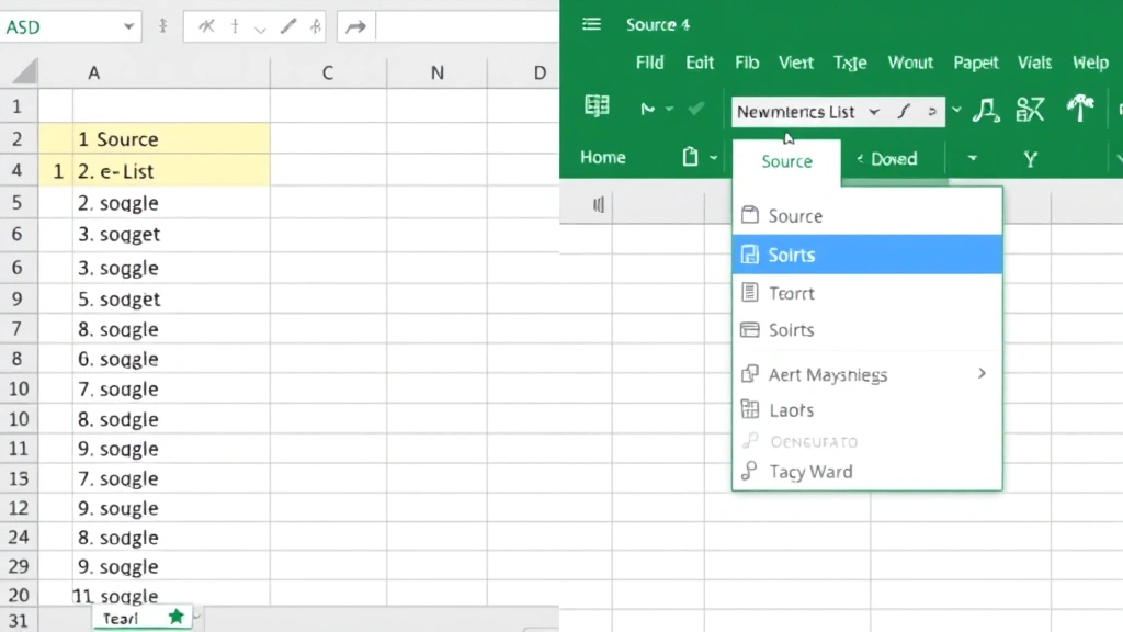 how to add drop down list in excel