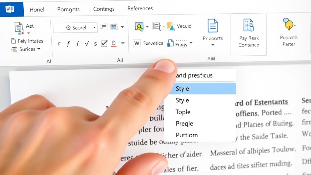 how to add table of contents in word