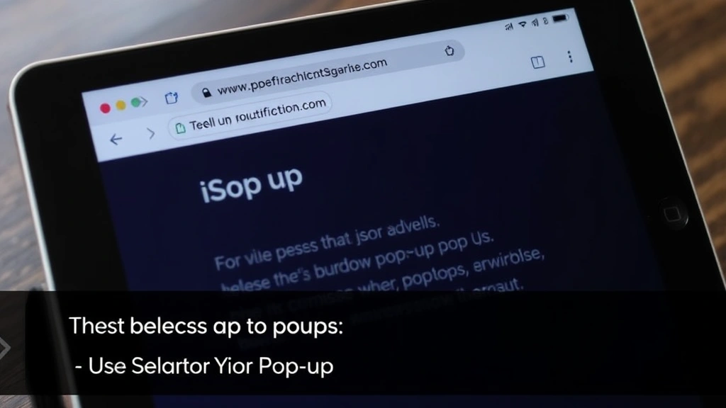 how to allow pop ups on safari
