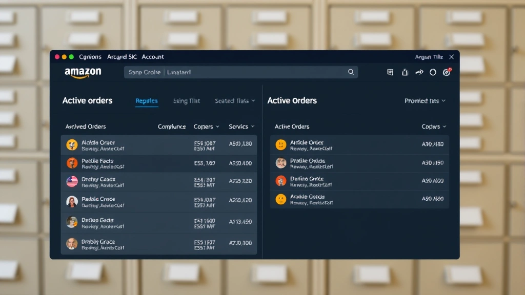 how to archive an amazon order