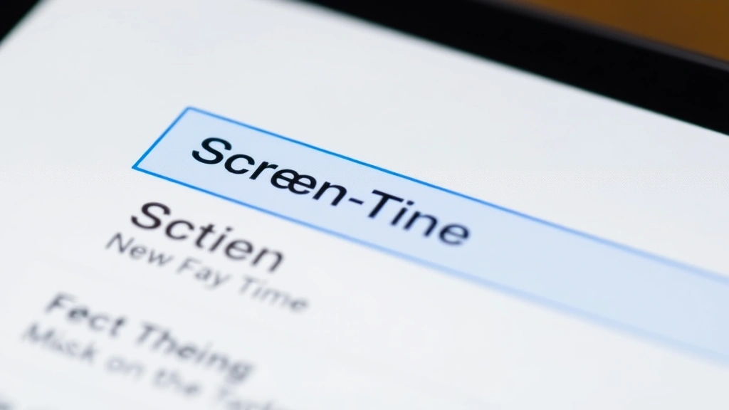 how to block apps on iphone - Close-up of iPhone screen showing Settings menu with Screen Time option highligh