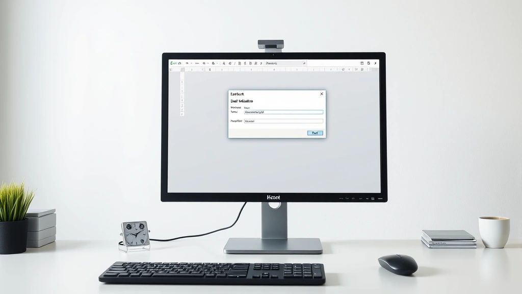 how to change drop down list in excel - A clean desktop workspace showing an Excel spreadsheet open on a monitor, with a