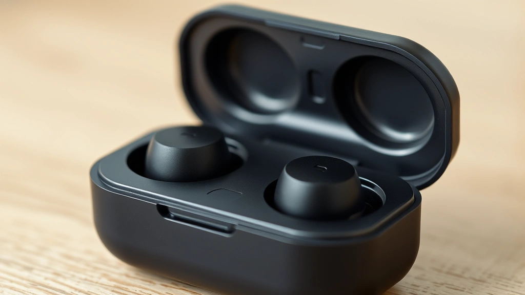 how to connect skullcandy headphones - Close-up of black wireless Skullcandy earbuds with charging case open
