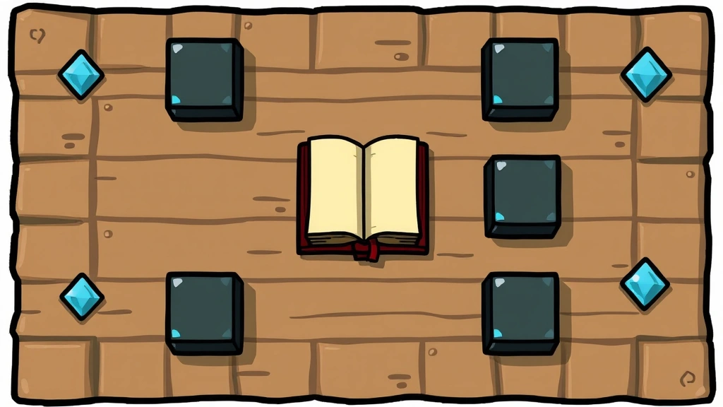 how to craft an enchantment table - Cartoon illustration of a Minecraft crafting table grid showing obsidian blocks