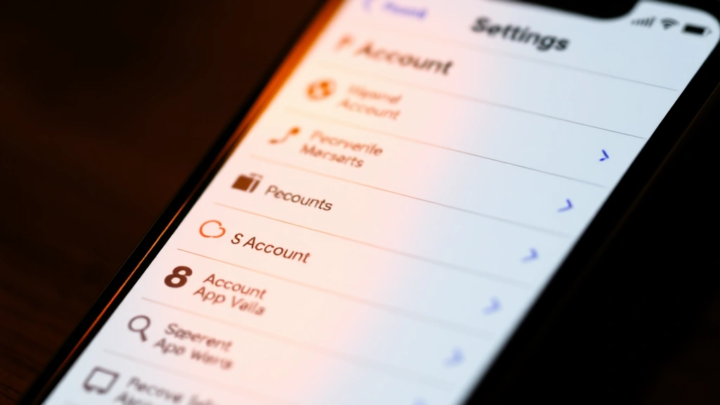 how to delete poshmark account - Close-up of a smartphone screen showing a mobile app settings menu with account