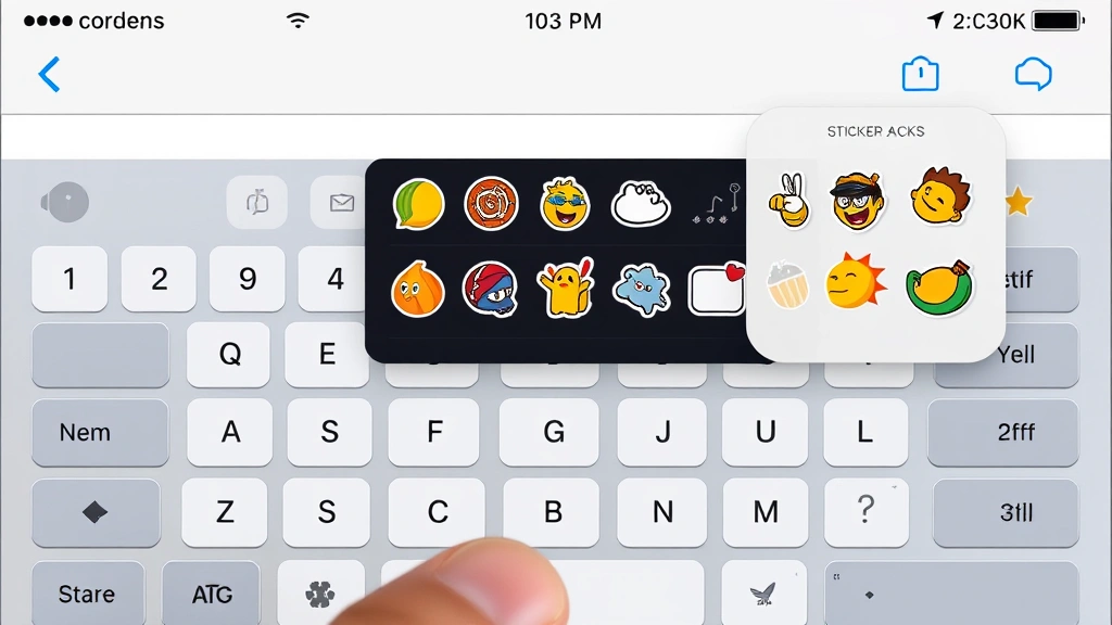 how to delete stickers on iphone