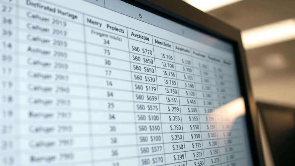 how to do a vlookup in excel - Close-up of a spreadsheet on a computer monitor showing columns of data with pro