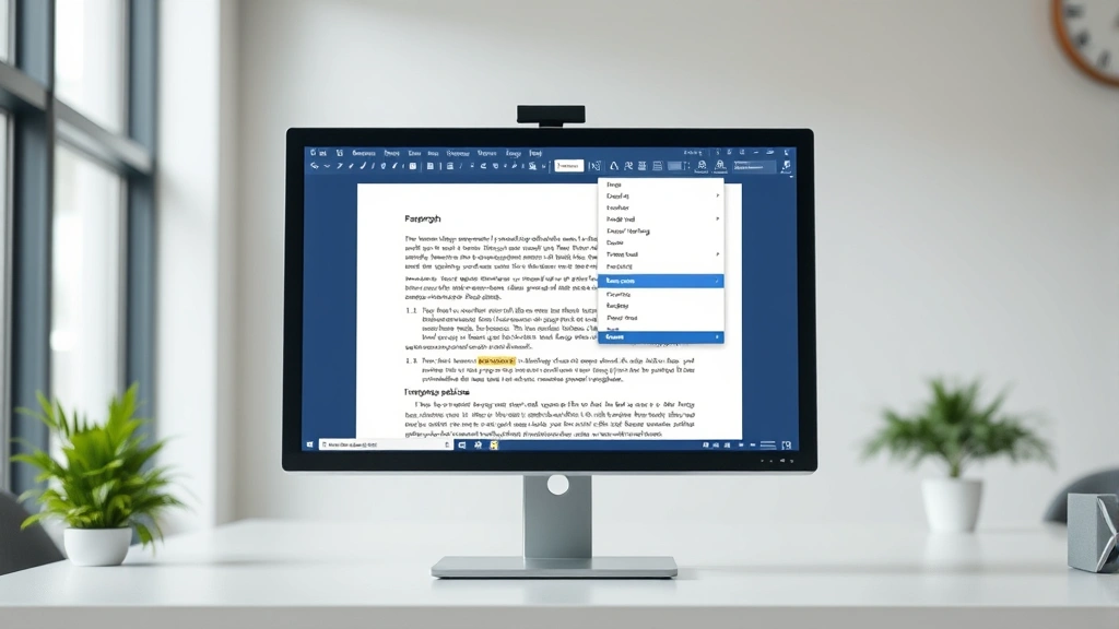 how to double space in word