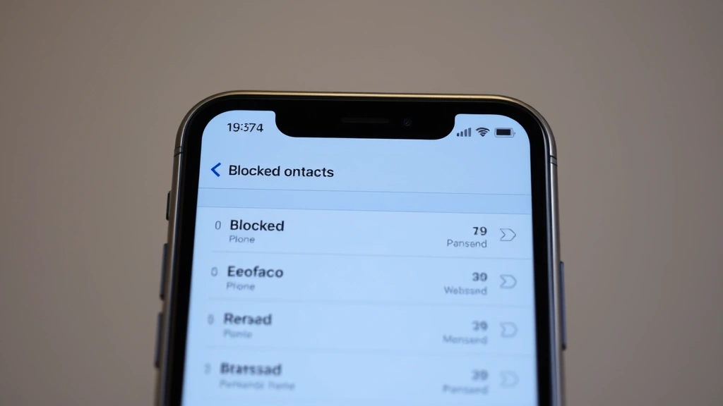 how to find blocked numbers on iphone