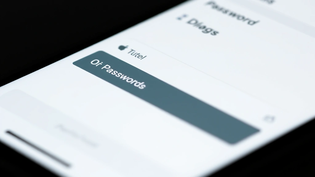 how to find saved passwords on iphone