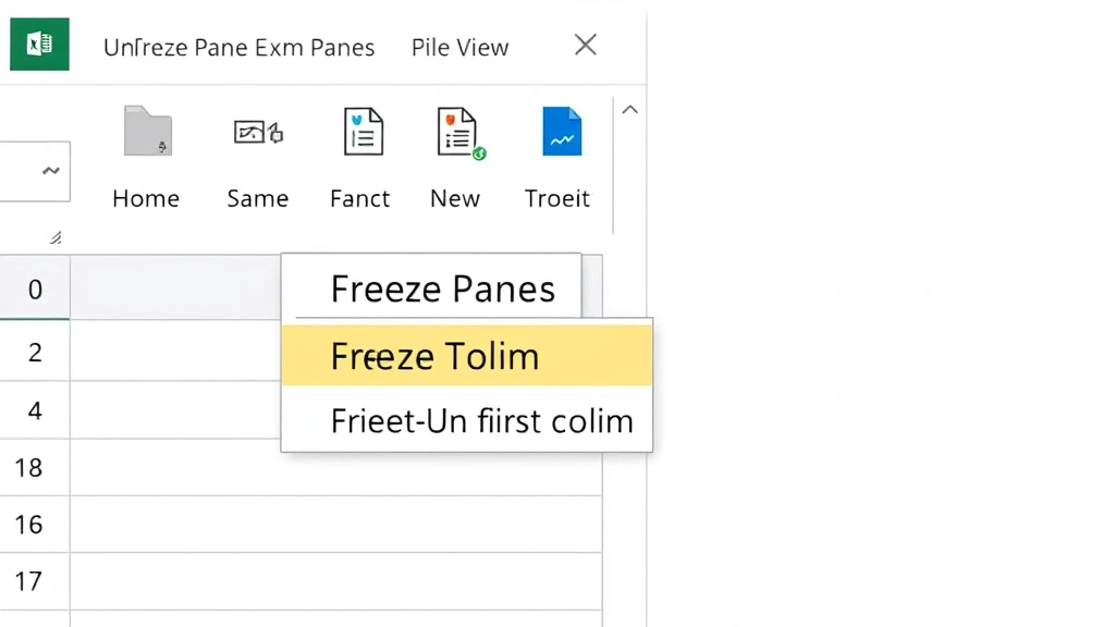 how to freeze cells in excel