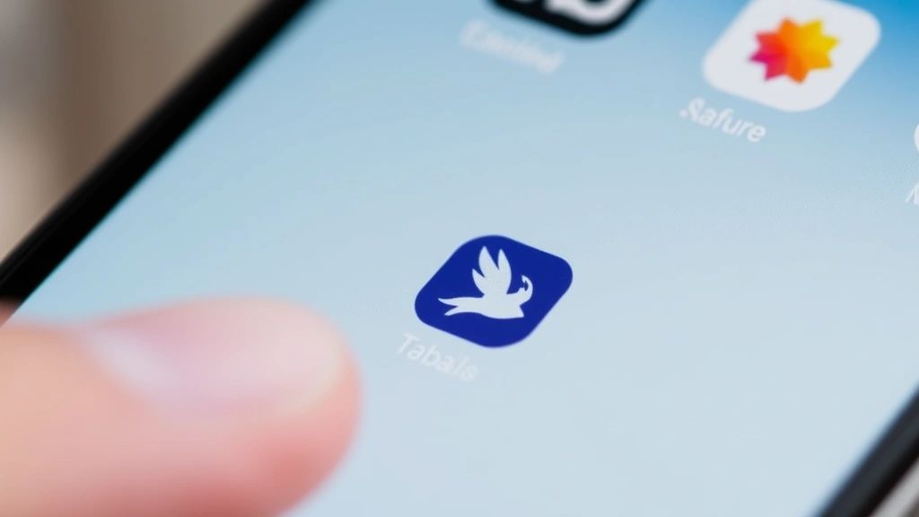 how to get out of incognito mode on iphone - Close-up of an iPhone Safari browser showing the tabs icon at the bottom right c