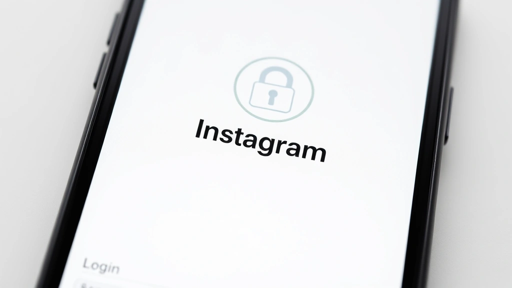 how to hack instagram - Close-up of a smartphone screen showing Instagram login page with a security loc