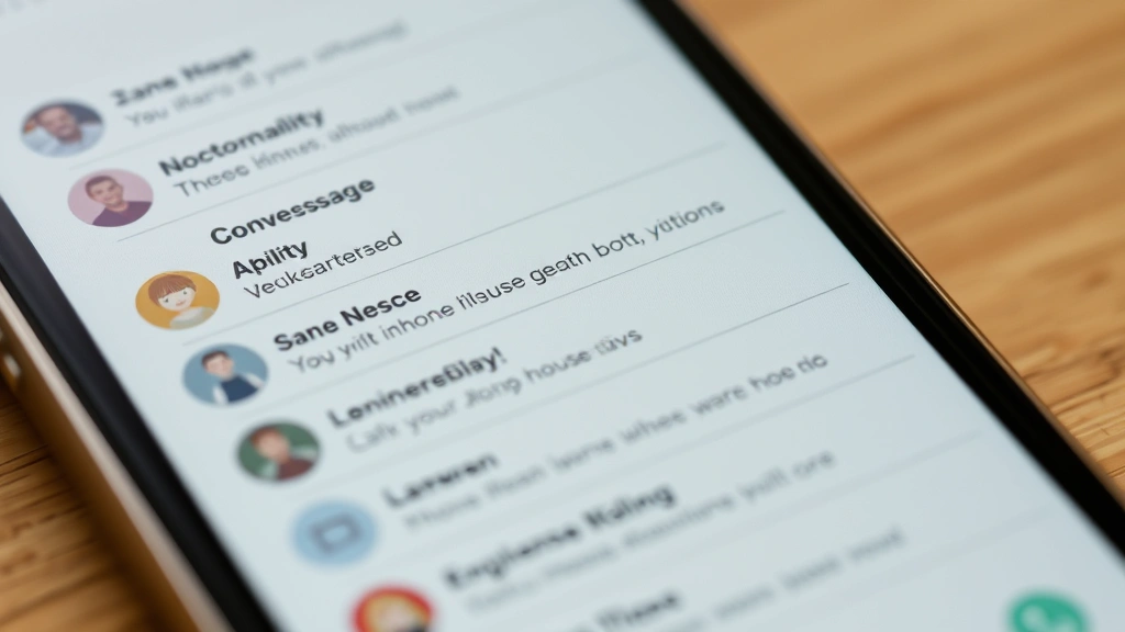 how to hide text messages on iphone - Close-up of iPhone Messages app interface showing conversation list with multipl
