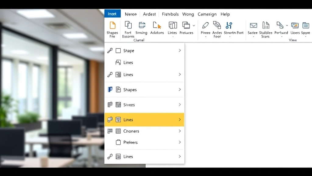how to insert a line in word