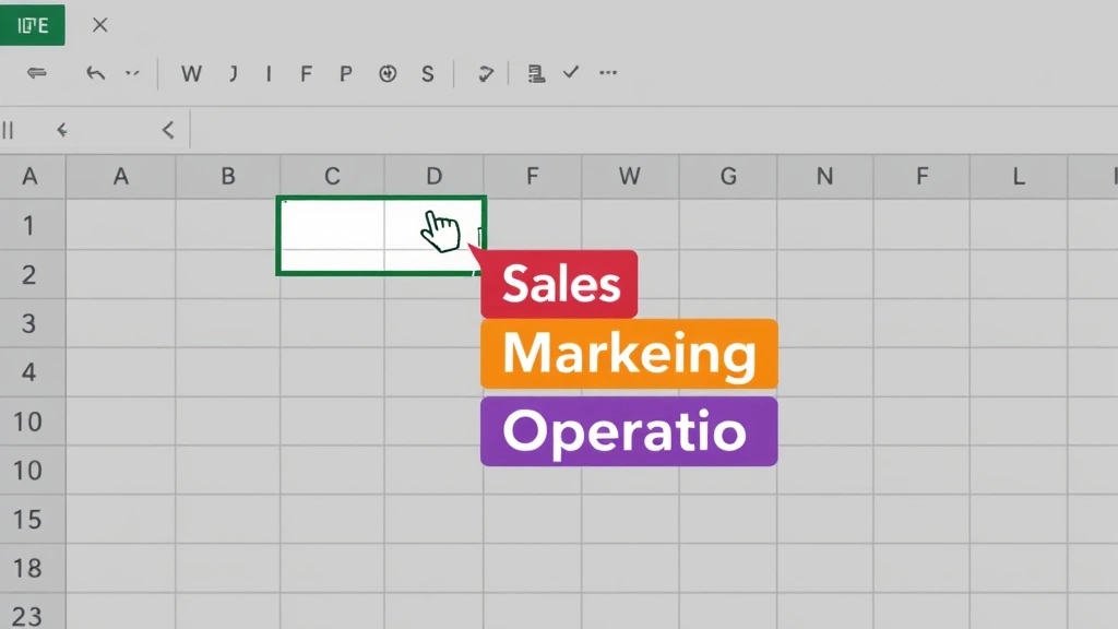 how to make drop down list in excel - Illustration of an Excel spreadsheet with a highlighted cell showing a dropdown