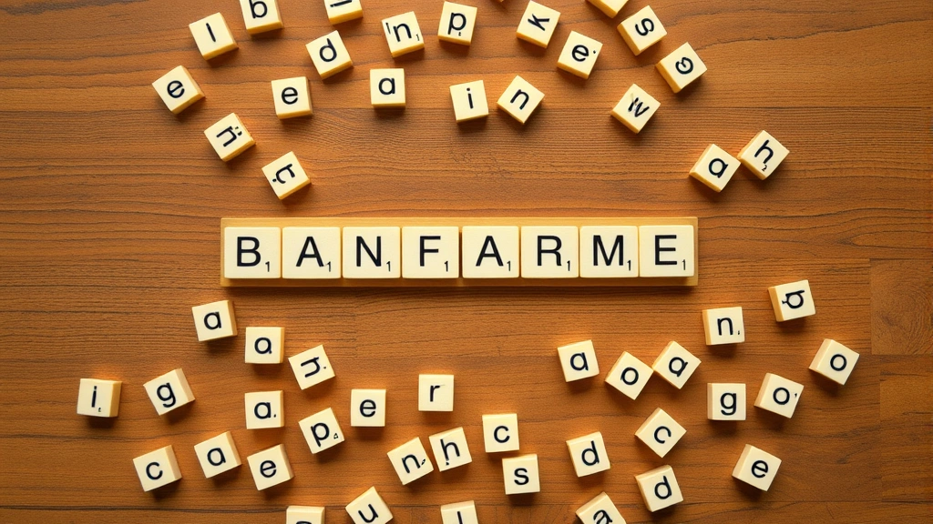 how to play bananagrams - overhead shot of Bananagrams game with letter tiles spread across a wooden table