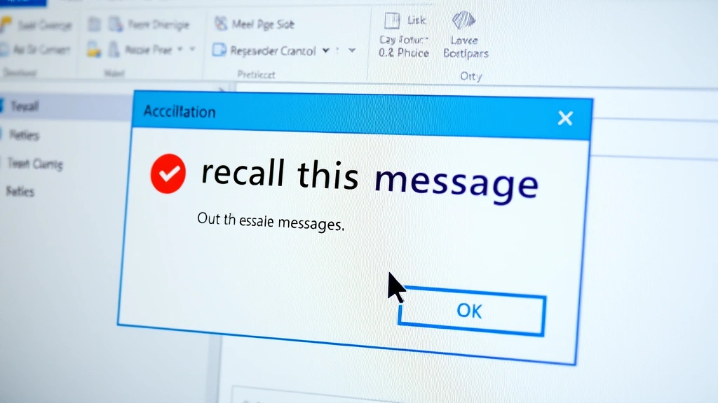how to recall an email in outlook