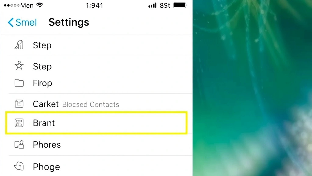 how to see blocked numbers on iphone