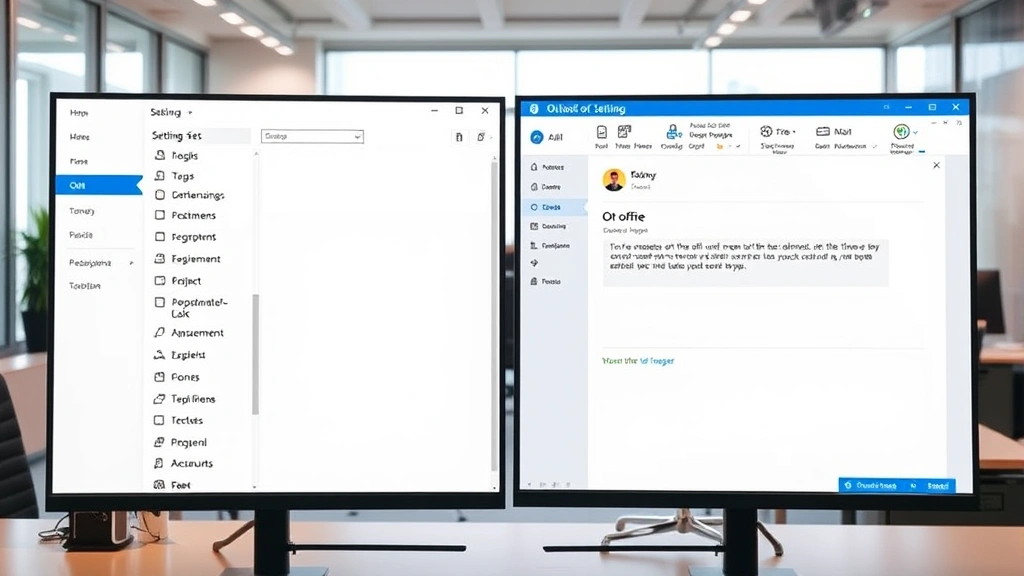 how to set out of office in outlook