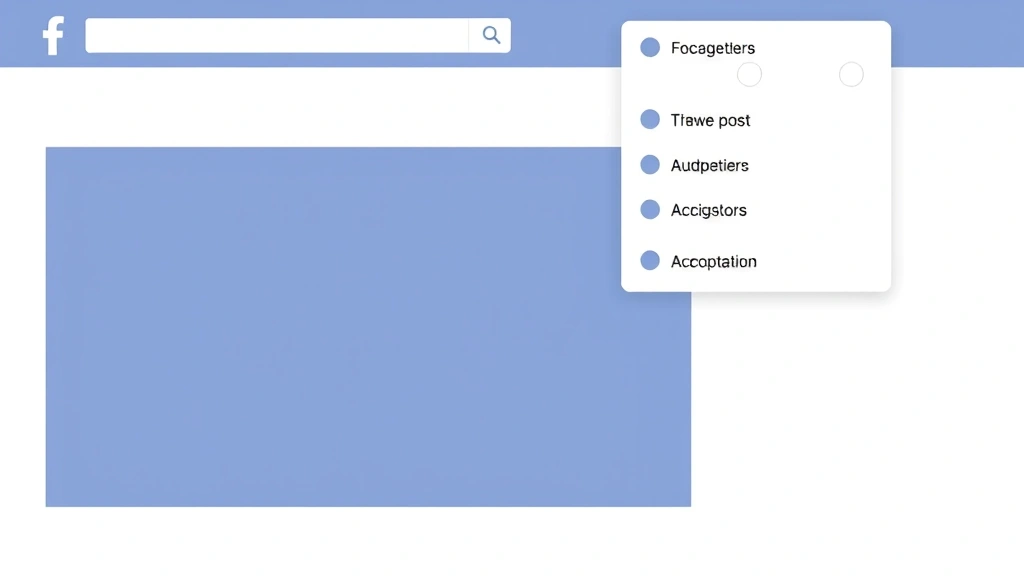 how to turn off comments on facebook post - Illustration of a Facebook post interface with three-dot menu highlighted in top
