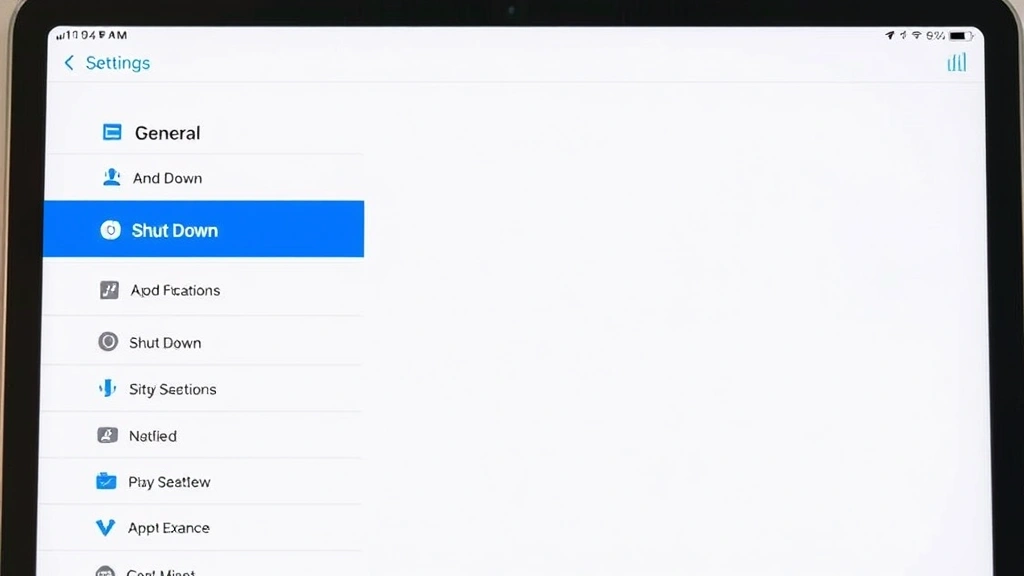 how to turn off ipad