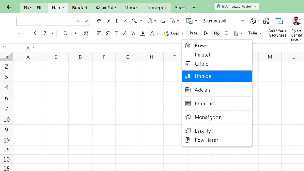 how to unhide all rows in excel