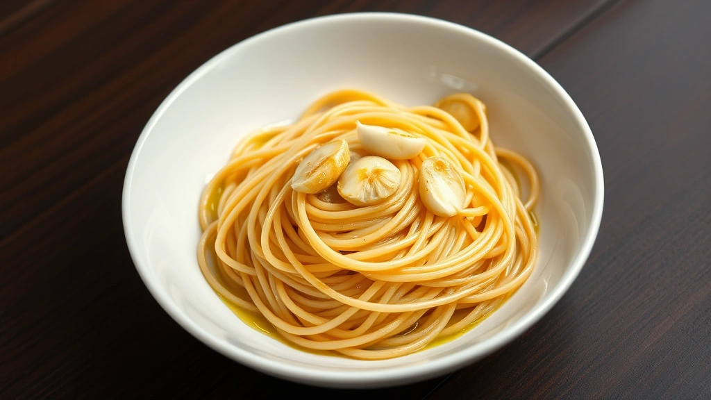 aglio olio recipe tutorial photo 0