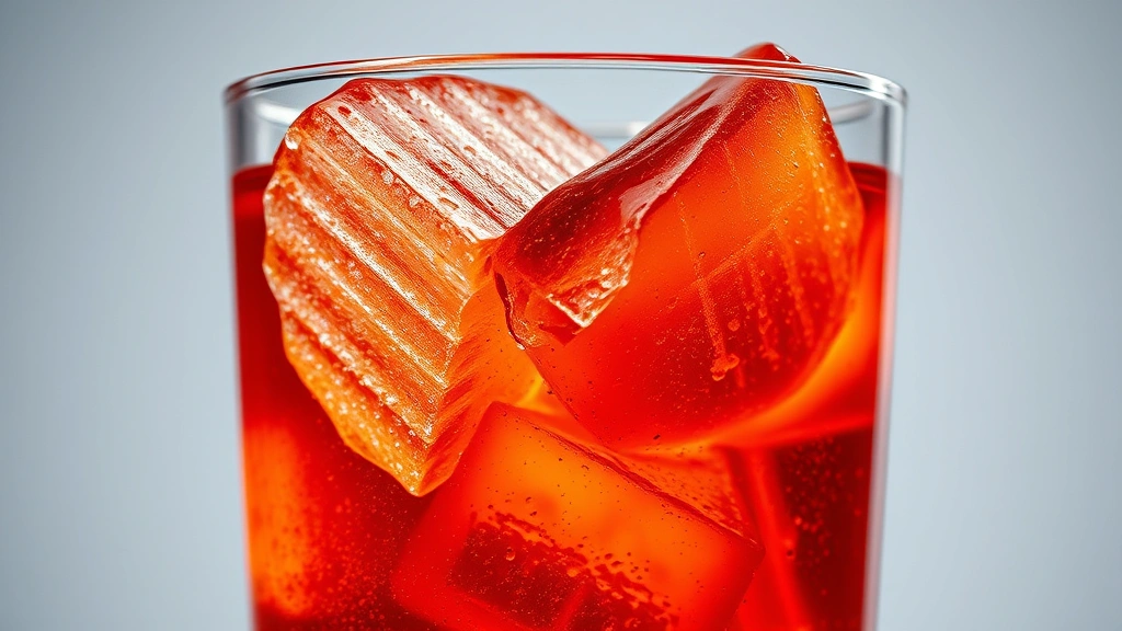 alabama slammer recipe -
photorealistic close-up macro of the finished Alabama slammer shot, rich amber-