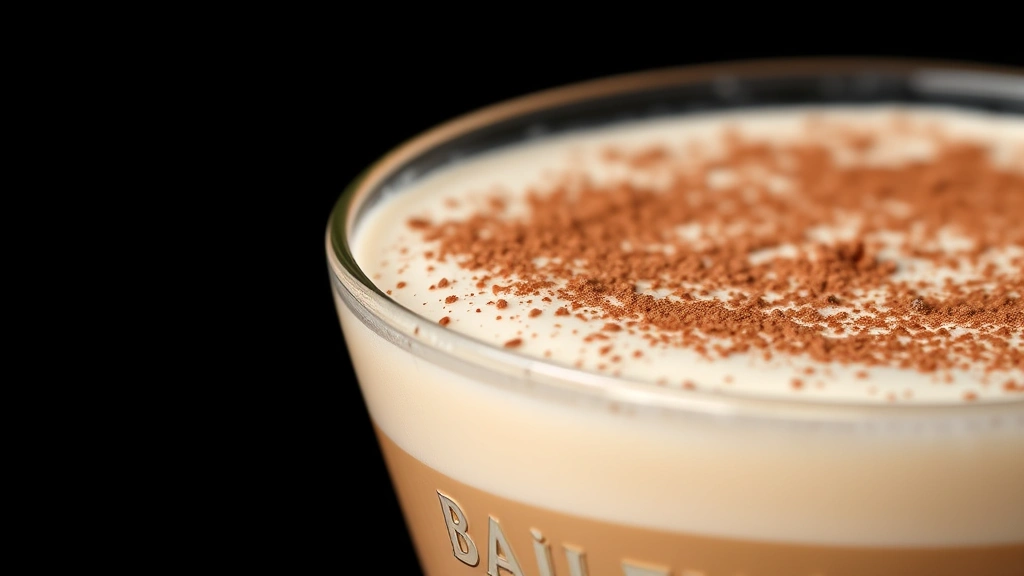 baileys drink recipes -
Photorealistic macro close-up of a creamy Baileys cocktail surface with perfect