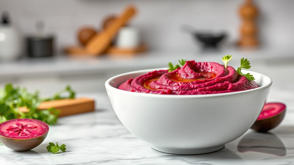 beet hummus recipe tutorial photo 0