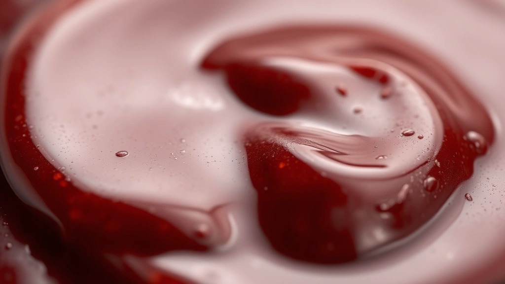 bordelaise sauce recipe -
photorealistic close-up macro photography of glossy bordelaise sauce texture wi