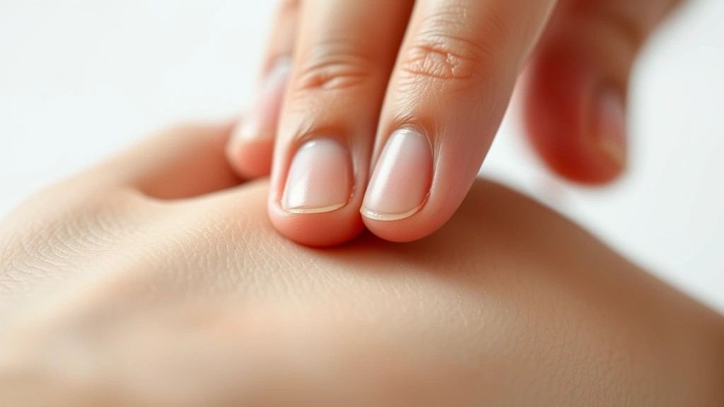 breast massage how to -
photorealistic close-up macro photography of fingertips performing gentle circu