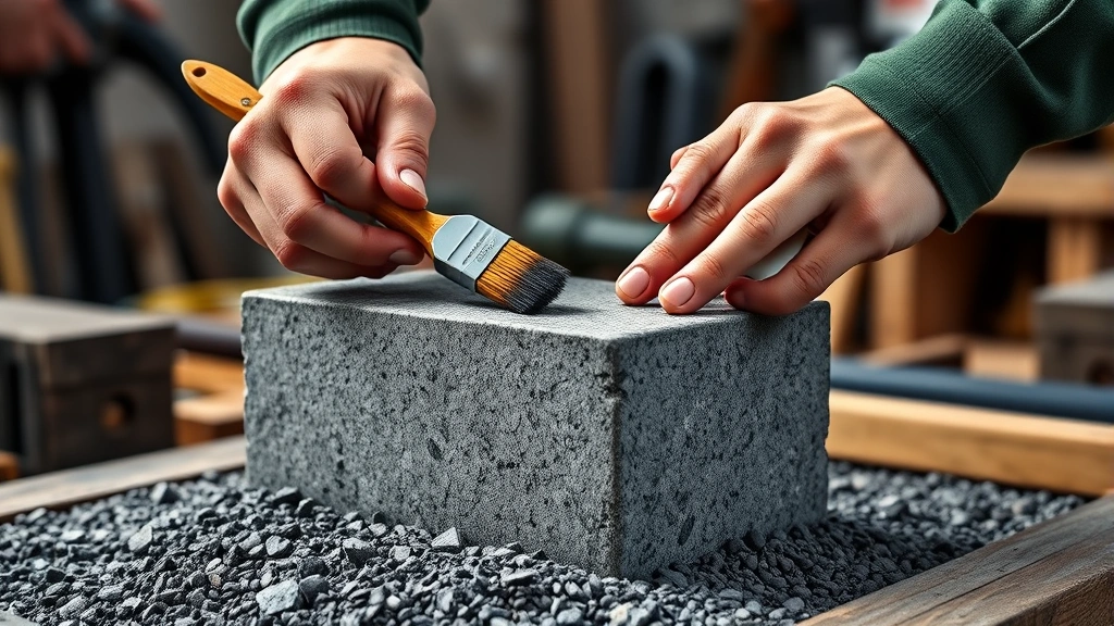 brush recipe minecraft -
photorealistic hands holding Minecraft brush working on suspicious gravel block