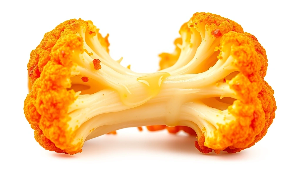 buffalo cauliflower recipe -
Photorealistic close-up macro shot of single buffalo cauliflower floret showing