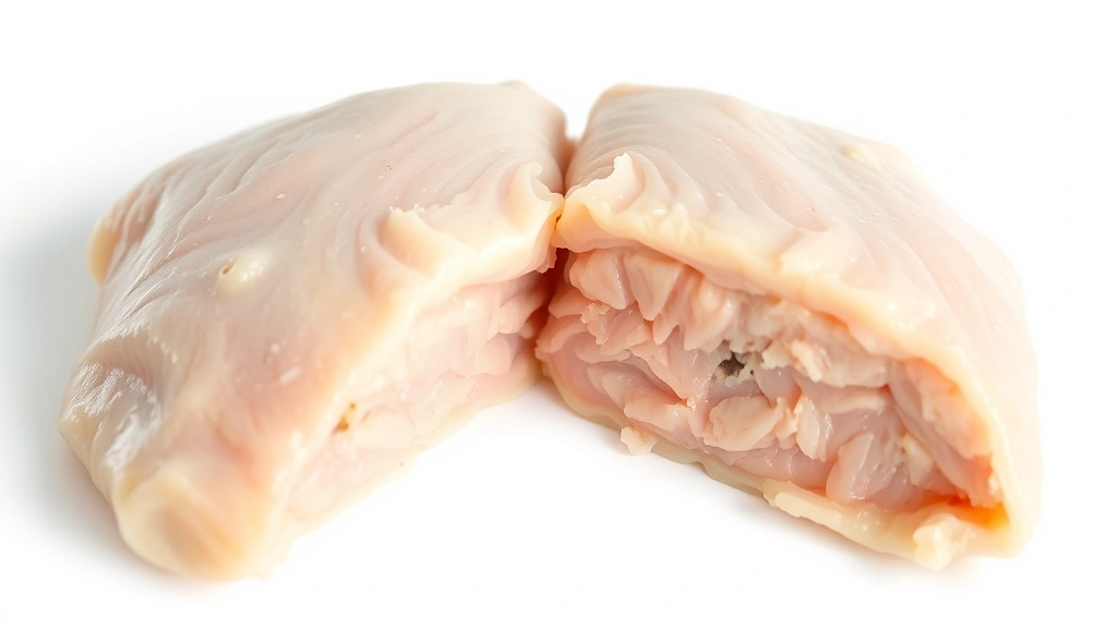 butterfly chicken breast how to -
photorealistic close-up macro photography of the hinge point where butterflied 