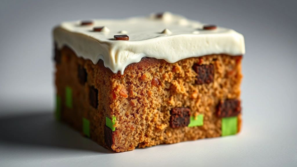 cake recipe minecraft -
photorealistic close-up macro photography of a completed Minecraft cake block w