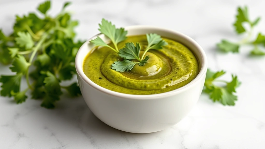 cilantro sauce recipe tutorial photo 0