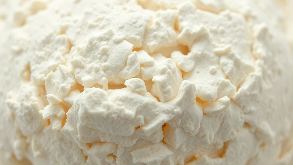 cloud dough recipe -
Photorealistic close-up macro photography of cloud dough texture, showing indiv