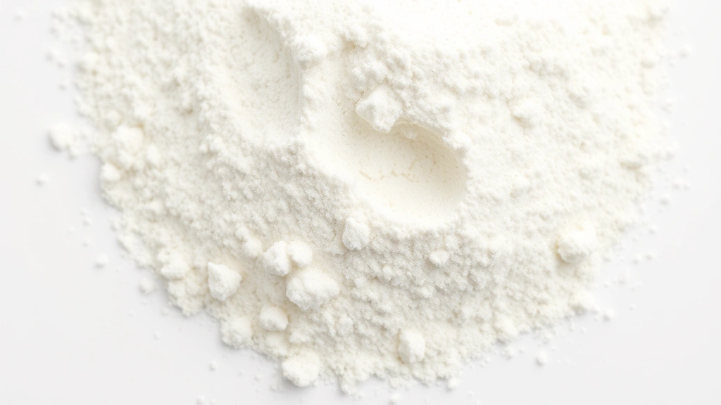 coconut flour recipes -
photorealistic close-up macro photography of coconut flour texture isolated on 