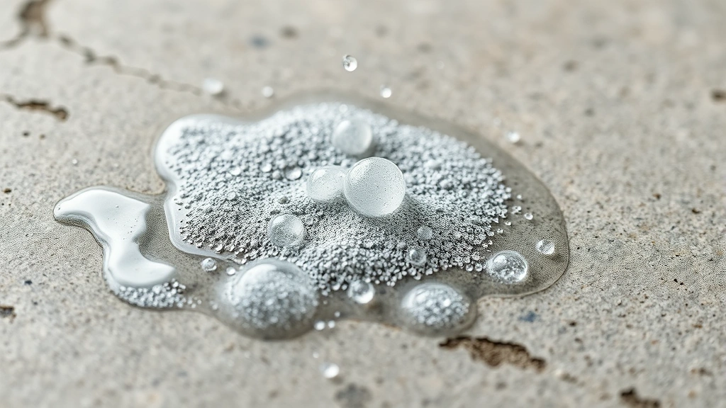 dawn power wash recipe -
Photorealistic close-up macro photography of bubbling cleaning solution on conc