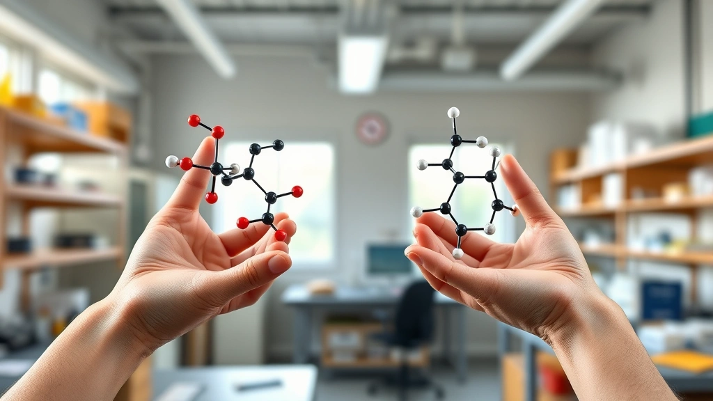 describe how phospholipids are different to triglycerides -
Photorealistic hands holding molecular models of triglyceride and phospholipid 