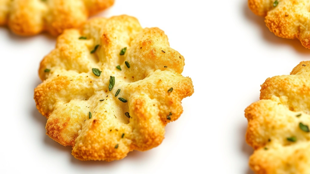 easy sourdough discard recipes -
photorealistic close-up of golden crispy sourdough crackers with herb seasoning