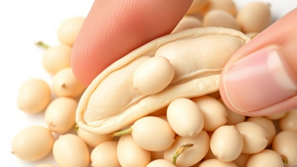 fava bean recipes -
Photorealistic macro close-up of blanched fava beans with outer skins being pee