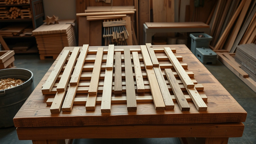 fletching table recipe -
Photorealistic hands placing wooden planks and sticks in a crafting grid patter