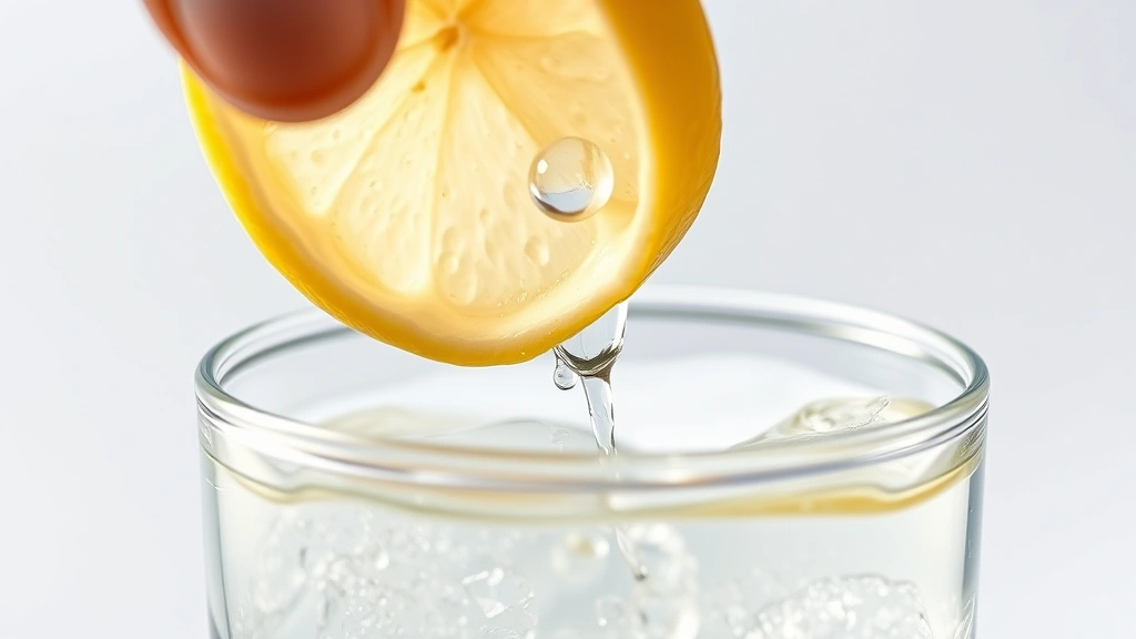 godfather cocktail recipe -
photorealistic close-up macro shot of a fresh lemon peel being expressed over a