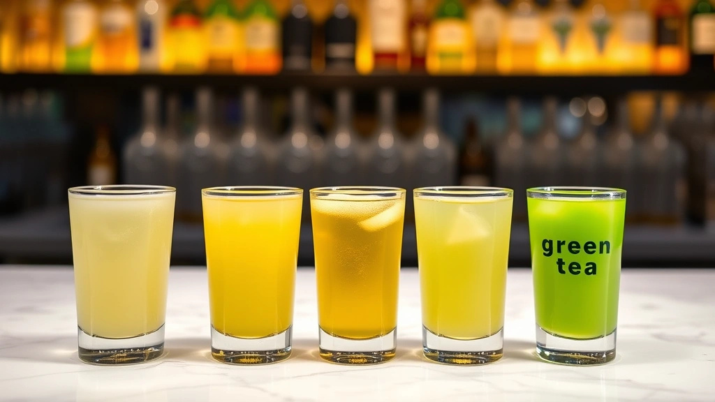 green tea shot recipes tutorial photo 0