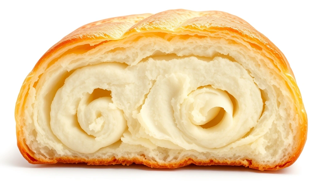 hawaiian rolls recipe -
Photorealistic close-up macro photography of a freshly baked hawaiian roll cros