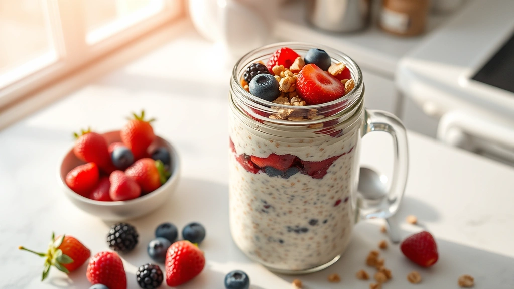 healthy overnight oats recipe tutorial photo 0